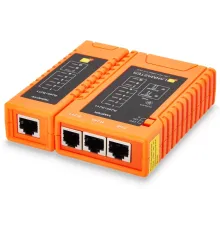 Тестер Тестер витой пары с индикаторами, с определением POE (LAN-TST-WRM-310-POE)