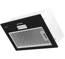 Вытяжка встраиваемая Lex GS Bloc LIGHT 600 черный управление: кнопочное (1 мотор)
