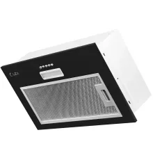 Вытяжка встраиваемая Lex GS Bloc LIGHT 600 черный управление: кнопочное (1 мотор)