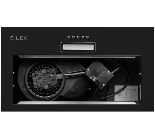 Вытяжка встраиваемая Lex GS Bloc LIGHT 600 черный управление: кнопочное (1 мотор) Вытяжка встраиваемая Lex GS Bloc LIGHT 600 черный управление: кнопочное (1 мотор)