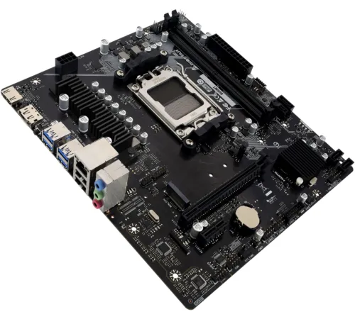 Материнская плата Biostar B650MT SocketAM5 AMD B650 2xDDR5 mATX AC`97 8ch(7.1) GbLAN RAID+HDMI+DP