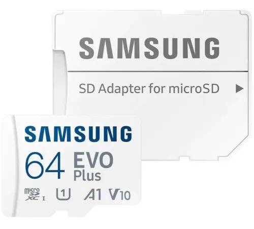 Флеш карта microSDXC 64GB Samsung MB-MC64SA EVO Plus + adapter
