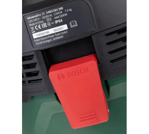 Строительный пылесос Bosch AdvancedVac20 1200Вт (уборка: сухая/влажная) зеленый Строительный пылесос Bosch AdvancedVac20 1200Вт (уборка: сухая/влажная) зеленый