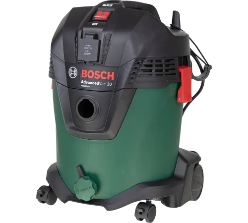 Строительный пылесос Bosch AdvancedVac20 1200Вт (уборка: сухая/влажная) зеленый Строительный пылесос Bosch AdvancedVac20 1200Вт (уборка: сухая/влажная) зеленый