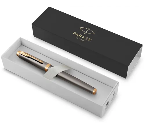 Ручка перьев. Parker IM Premium Grey Core GT (2213776) M черн. черн. подар.кор. Ручка перьев. Parker IM Premium Grey Core GT (2213776) M черн. черн. подар.кор.