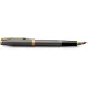 Ручка перьев. Parker Sonnet Grey Core GT (2213680) F подар.кор.