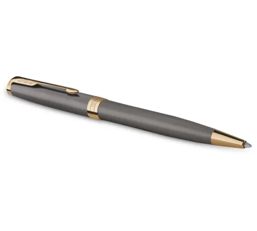 Ручка шариков. Parker Sonnet Grey Core GT (2213679) M черн. черн. подар.кор.