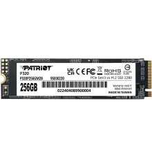 Накопитель SSD Patriot PCIe 3.0 x4 256GB P320P256GM28 P320 M.2 2280
