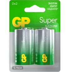 Батарея GP Super Alkaline 13AA21-2CRSBC2 D (2шт)