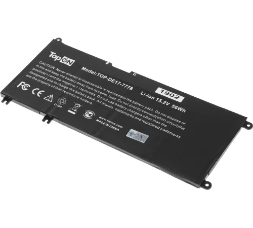 Батарея для ноутбука TopON TOP-DE17-7778 15.2V 3500mAh Li-Ion (103533) Батарея для ноутбука TopON TOP-DE17-7778 15.2V 3500mAh Li-Ion (103533)