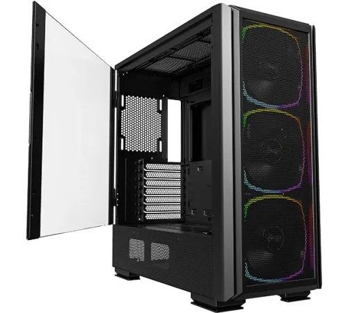 Корпус Montech SKY TWO GX черный без БП ATX 3x140mm 2xUSB3.0 1xUSB3.1 audio bott PSU