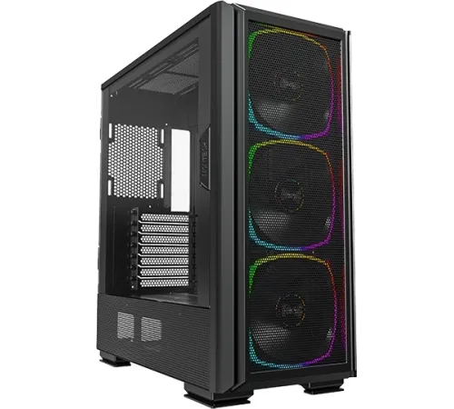 Корпус Montech SKY TWO GX черный без БП ATX 3x140mm 2xUSB3.0 1xUSB3.1 audio bott PSU
