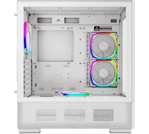 Корпус Montech SKY TWO белый без БП ATX 3x140mm 2xUSB3.0 1xUSB3.1 audio bott PSU