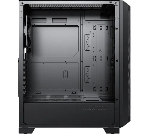 Корпус Montech SKY ONE Lite черный без БП ATX 3x120mm 2xUSB3.0 1xUSB3.1 audio bott PSU