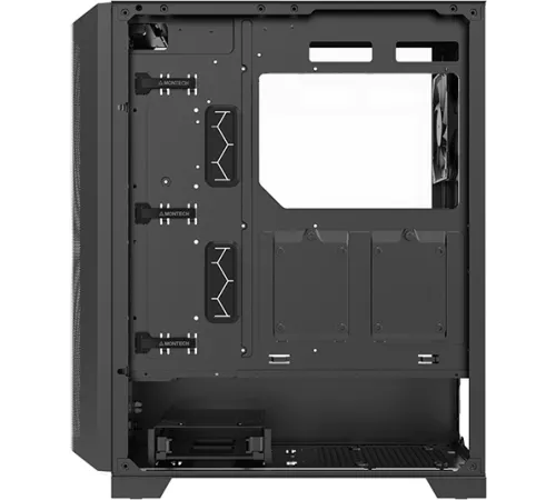 Корпус Montech SKY ONE Lite черный без БП ATX 3x120mm 2xUSB3.0 1xUSB3.1 audio bott PSU