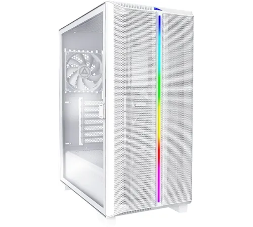 Корпус Montech SKY ONE Lite белый без БП ATX 3x120mm 2xUSB3.0 1xUSB3.1 audio bott PSU