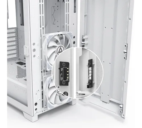 Корпус Montech SKY ONE Lite белый без БП ATX 3x120mm 2xUSB3.0 1xUSB3.1 audio bott PSU