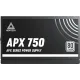 Блок питания Montech ATX 750W APX 750 80 PLUS WHITE (20+4pin) APFC 120mm fan 6xSATA Cab Manag RTL