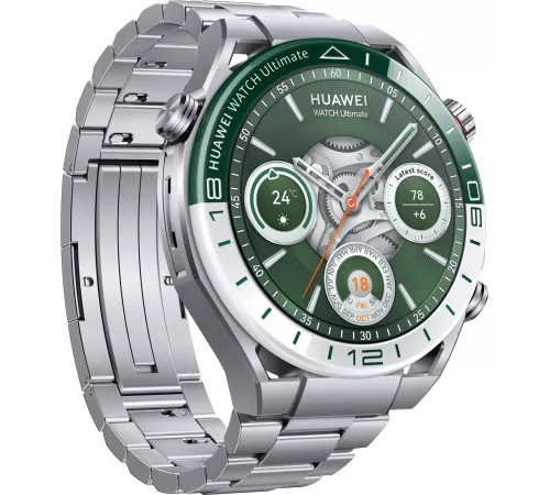 Смарт-часы Huawei Watch Ultimate Woods-B19 1.43" AMOLED корп.титановый серый рем.титан разм.брасл.:140-210мм (55020DSG)