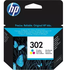 Картридж струйный HP 302 F6U65AE многоцветный (150стр.) для HP