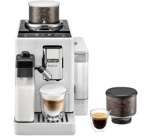 Кофемашина Delonghi EXAM440.55.W 1450Вт белый Кофемашина Delonghi EXAM440.55.W 1450Вт белый