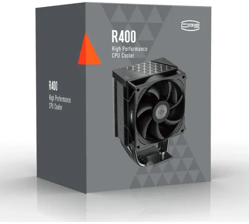 Устройство охлаждения(кулер) PcCooler R400 Soc-AM5/AM4/1151/1200/1700 черный 4-pin Al+Cu 180W Ret (R400-BKNWYX-US) Устройство охлаждения(кулер) PcCooler R400 Soc-AM5/AM4/1151/1200/1700 черный 4-pin Al+Cu 180W Ret (R400-BKNWYX-US)