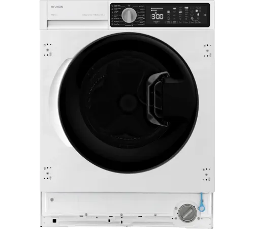 Стиральная машина Hyundai WMD7228 класс:B загрузка до 8кг отжим:1400об/мин белый инвертер