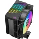 Устройство охлаждения(кулер) PcCooler R400 ARGB Soc-AM5/AM4/1200/1700/1851 черный 4-pin Al+Cu 180W Ret (R400-BKAWYX-US)