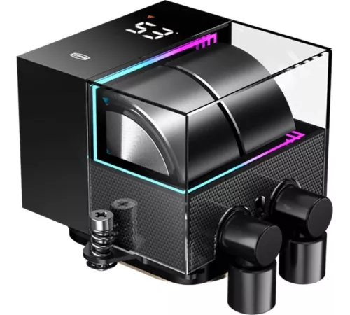 Система водяного охлаждения PcCooler DS360 BK Soc-AM5/AM4/1151/1200/1700 черный 4-pin Al LCD 300W Ret (DS360-BKNWXX-GL)