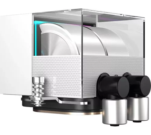 Система водяного охлаждения PcCooler DS360 WH Soc-AM5/AM4/1151/1200/1700 белый 4-pin Al LCD 300W Ret (DS360-WHNWXX-GL)