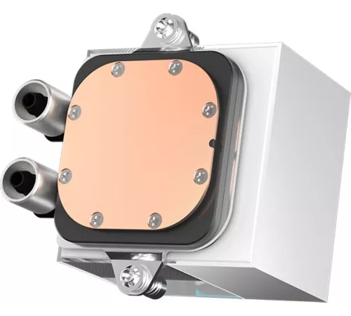 Система водяного охлаждения PcCooler DS360 WH Soc-AM5/AM4/1151/1200/1700 белый 4-pin Al LCD 300W Ret (DS360-WHNWXX-GL)
