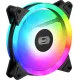 Вентилятор для корпуса PcCooler F3 T120 ARGB 120х120x25 черный 4-pin 21.6дБ (F3-T120BKAM1-GL) Ret