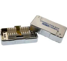 Адаптер Suprlan 10-0314-1 проходн.RJ45 кат.5E UTP стальной