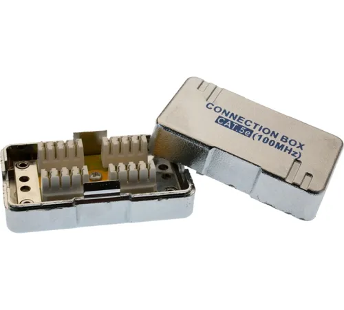 Адаптер Suprlan 10-0314-1 проходн.RJ45 кат.5E UTP стальной Адаптер Suprlan 10-0314-1 проходн.RJ45 кат.5E UTP стальной