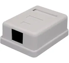 Розетка Suprlan 10-0355-1 наклад.RJ45 1 кат.6 UTP бел.
