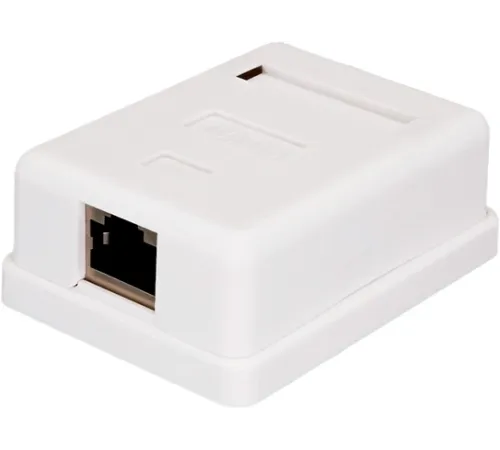 Розетка Suprlan 10-0354-1 наклад.RJ45 1 кат.5E FTP бел. Розетка Suprlan 10-0354-1 наклад.RJ45 1 кат.5E FTP бел.