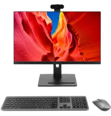 Моноблок Digma Pro Vision 23.8" Full HD Ryzen 5 7535U (1.8) 16Gb SSD512Gb RGr CR Windows 11 Pro Eth WiFi BT 90W клавиатура мышь Cam черный 1920x1080