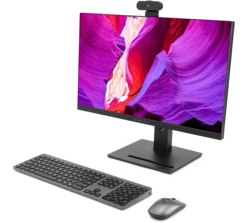 Моноблок Digma Pro Vision 23.8" Full HD i7 1255U (1.7) 16Gb SSD512Gb UHDG CR Windows 11 Pro Eth WiFi BT 90W клавиатура мышь Cam черный 1920x1080