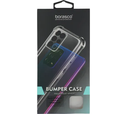 Чехол (клип-кейс) BoraSCO для Apple iPhone 16 Plus Bumper Case прозрачный (73520) Чехол (клип-кейс) BoraSCO для Apple iPhone 16 Plus Bumper Case прозрачный (73520)