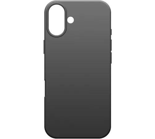 Чехол (клип-кейс) BoraSCO для Apple iPhone 16 Plus Microfiber Case черный (73687)