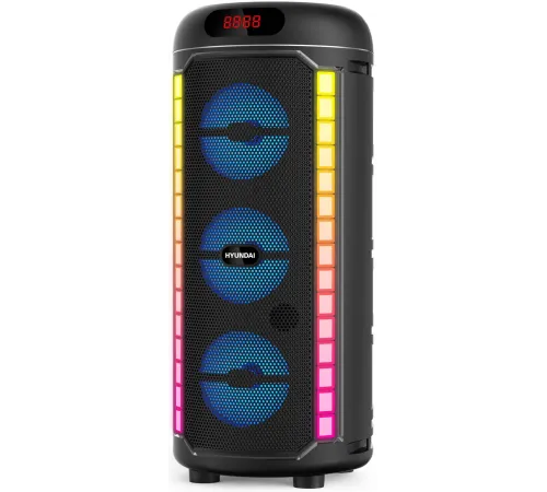 Минисистема Hyundai H-MC1221 черный 15Вт FM USB BT SD/MMC