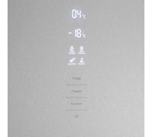 Холодильник Maunfeld MFF185NFS Inverter 2-хкамерн. серый