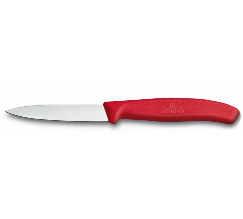 Набор ножей кухон. Victorinox Swiss Classic (6.7111.35) компл.:3предм. овощеч. красный карт.коробка Набор ножей кухон. Victorinox Swiss Classic (6.7111.35) компл.:3предм. овощеч. красный карт.коробка