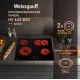 Электрическая варочная панель Weissgauff HV 642 BSG, черный