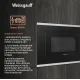 Микроволновая печь встраиваемая 20L HMT-2017GRILL BLACK WEISSGAUFF