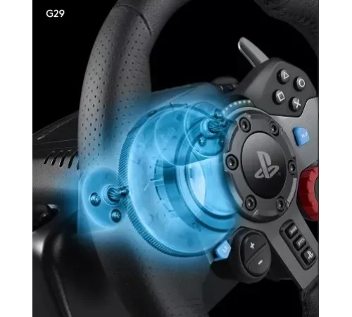 Руль Logitech G29 14кноп. (с педалями) черный