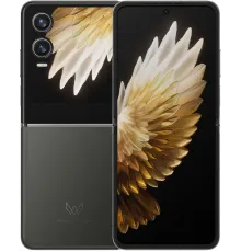 AE11 PHANTOM V Flip2 5G 256+8 Grey, Disp1 6,9", 20:9, 2640x1080 Mp, Disp2 1,32", 466x466 Mp, 3.0GHz, 8 Core, 8GB RAM, 256GB, 64Мп+13Мп/32Мп, 1Sim, LTE, 4G, 5G, BT v5.3, WiFi, NFC, GPS/Glonass/Beidou/Glonass/IRNSS, Type-C, 1210mAh+2790mAh, Androi