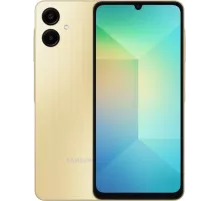 Смартфон Samsung SM-A065F Galaxy A06 128Gb 6Gb золотистый моноблок 3G 4G 2Sim 6.7" 720x1600 Android 14 50Mpix 802.11 a/b/g/n/ac GPS GSM900/1800 GSM1900 TouchSc microSD max1024Gb