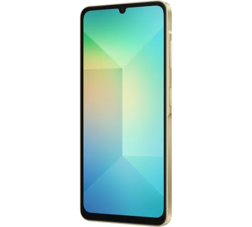 Смартфон Samsung SM-A065F Galaxy A06 128Gb 6Gb золотистый моноблок 3G 4G 6.7" 720x1600 Android 802.11 b/g/n GPS GSM900/1800 GSM1900 TouchSc