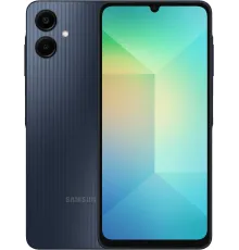 Смартфон Samsung SM-A065F Galaxy A06 128Gb 4Gb черный моноблок 3G 4G 6.7" 720x1600 Android 14 50Mpix 802.11 a/b/g/n/ac GPS GSM900/1800 GSM1900 TouchSc
